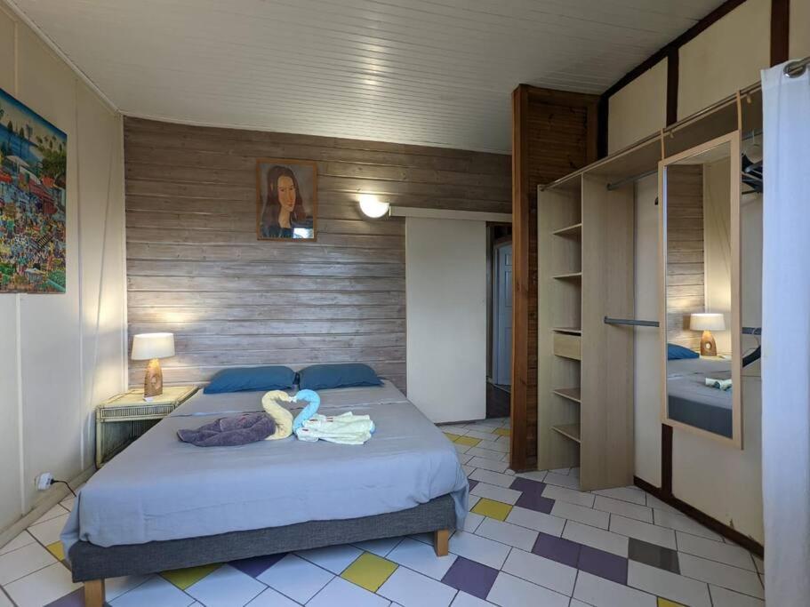Charmante Villa Creole Climatisee, Jardin Tropical Et Piscine Prives Lamentin Экстерьер фото